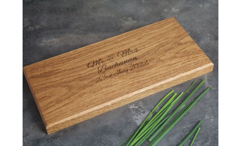 Personalised Oak Chopping Board | 150 X 300